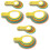 6Sets Plastic Fruit Measuring Rings Multi Color High Precision Tools 5