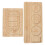 2Pcs Bead Board For Jewelry Making - Bamboo Beads Sorting Tray 1