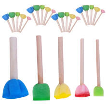100 Pcs Kids Painting Sponge Brush Portable Practical Graffiti Tool