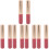 10 Pcs Silicone Lipstick Applicators Reusable Lip Brushes 7