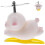 Bike Propeller Rabbit Shape Accessory 1pack White Pvc 5