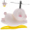 Bike Propeller Rabbit Shape Accessory 1pack White Pvc 4