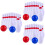 3 Sets Pu Bowling Balls And Solid Bowling Pins Interactive Toy 8