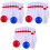 3 Sets Pu Bowling Balls And Solid Bowling Pins Interactive Toy 5