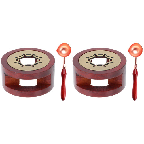 2 Sets Small Melting Pot Metal Multifunction Crafts 1