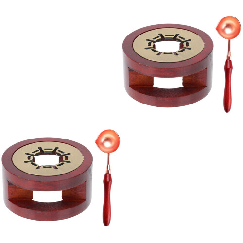 2 Sets Small Melting Pot Metal Multifunction Crafts 2