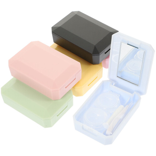 12 Sets Case Pp Glasses Travel Case Miss