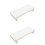 2Pièces Coussin Repose-Main Nail Art Bois Design Chic 7