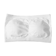 Sömlös bandeau-bh axelbandslös tubtopp för kvinnor, halkfri vadderad push-up, dold design för dagligt bröllop, kvällsevenemang, snygg