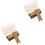 400 Pcs Blank Flashcards Paper Gift Bag Artificial 5