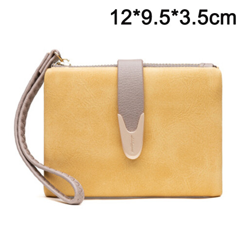 Faux Leather Women's Wallet, RFID Blocking Bifold Design With Compact Size 1