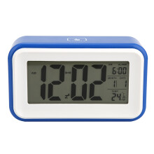Digital Alarm Clock With Modern Style, Night Light Feature Enhances Ambience, Battery Operated For Uninterrupted Service