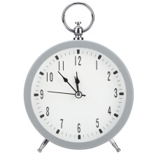 Vintage Rustic Clock with Non-Ticking Quartz Movement, Elegant Decorative Table Clock for Bedroom, Kitchen, Office, Children's Room, Studio, Study,