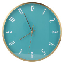 Oxidation Resistant Wooden Frame Glass Cover Clock, Modern Scandinavian Design Clock With Clear Digital Scale And Vintage Display For Bedroom, Kitchen