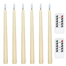 Velas con diseño de mecha 3D y función de temporizador, velas con control remoto que emiten una luz cálida para decoración de bodas y hogares,