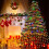 Tree Topper Christmas Tree Lights, Unique Design 8 Modes Warm White LED String Lights for Indoor Outdoor Decoration with Memory Function 4