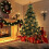 Tree Topper Christmas Tree Lights, Unique Design 8 Modes Warm White LED String Lights for Indoor Outdoor Decoration with Memory Function 1