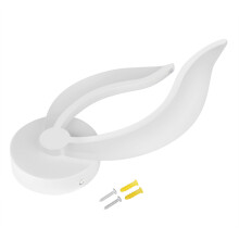 Minimalist Wall Sconce, Wide Applications Aluminium Acrylic Dimmable Design for Kitchen Island, Dining Room (Natural White)