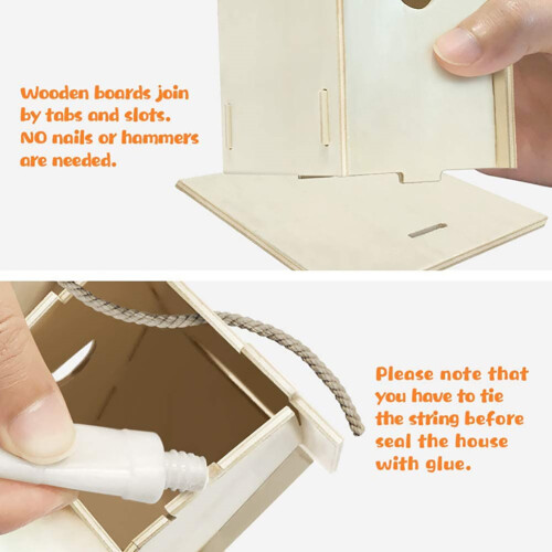 Κιτ DIY για σπιτάκια πουλιών, ένα ρομαντικό και δημιουργικό ανοιξιάτικο έργο, 2
