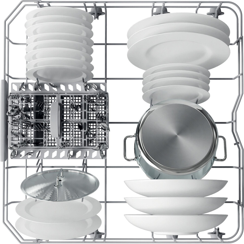Hotpoint H2fhl626uk 14 Place Freestanding Dishwasher In White