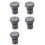 5pc 22mm USB Connector USB C Jack to USB C Jack Round Panel Mount Adapter USB 3.1 Panel Threaded Mount Coupler Converter 1