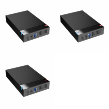 3X HDD-Gehäuse auf USB 3.0 Adapter Externes Festplattengehäuse 3,5 Zoll SSD Festplatte 10TB HDD Box für PC Lapop EU Stecker