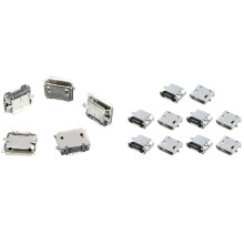 10Pcs Type B Micro-Usb Female Jack Port Socket & 50Pcs Micro-Usb Type B Female 5Pin Smt Socket Jack Port Pcb Board