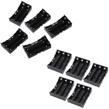 5 Pcs 2 x 3.7V 18650 Batteries 4 Pin Battery Holder Case & 5 Pcs 3 x 3.7V 18650 Batteries 6 Pin Battery Holder Case