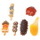 simulierte snacks diy snack-accessoires aus harz, mixed style 1