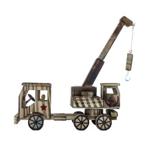 1St Holz Simulation Kran Bagger Handgefertig Deko Spielzeug