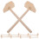 30 Mini Holzhammer Für Bausteine 1