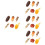 simulierte snacks diy snack-accessoires aus harz, mixed style 8