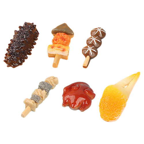 simulierte snacks diy snack-accessoires aus harz, mixed style 2