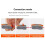 20Pcs  Quick Wire Conductor Connector Compact Cable Connector Universal Splicing Lighting Terminal Block Terminal 3