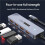2X 10Gbps USB 3.2 GEN2 HUB USB C HUB High Speed USB Splitter USB Type-C 3.2 HUB 3