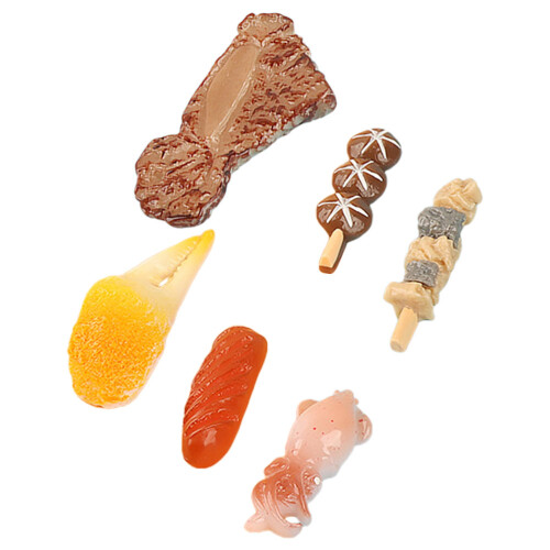 simulierte snacks diy snack-accessoires aus harz, mixed style 1