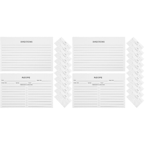 100Ud Tarjetas De Notas Recetas Ideales Para Bodas 2