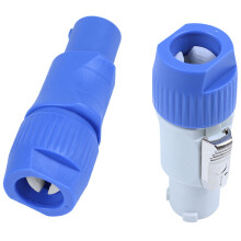 20Pcs/Lot Nac3Fca Speakon Plug 3 Pin Male Powercon Connector 20A 250V Ac Power Plug Connector and White