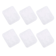 6X Eight in One Plastic Micro- SDHC TF MS Memory Card Storage Case Box Protector Holder