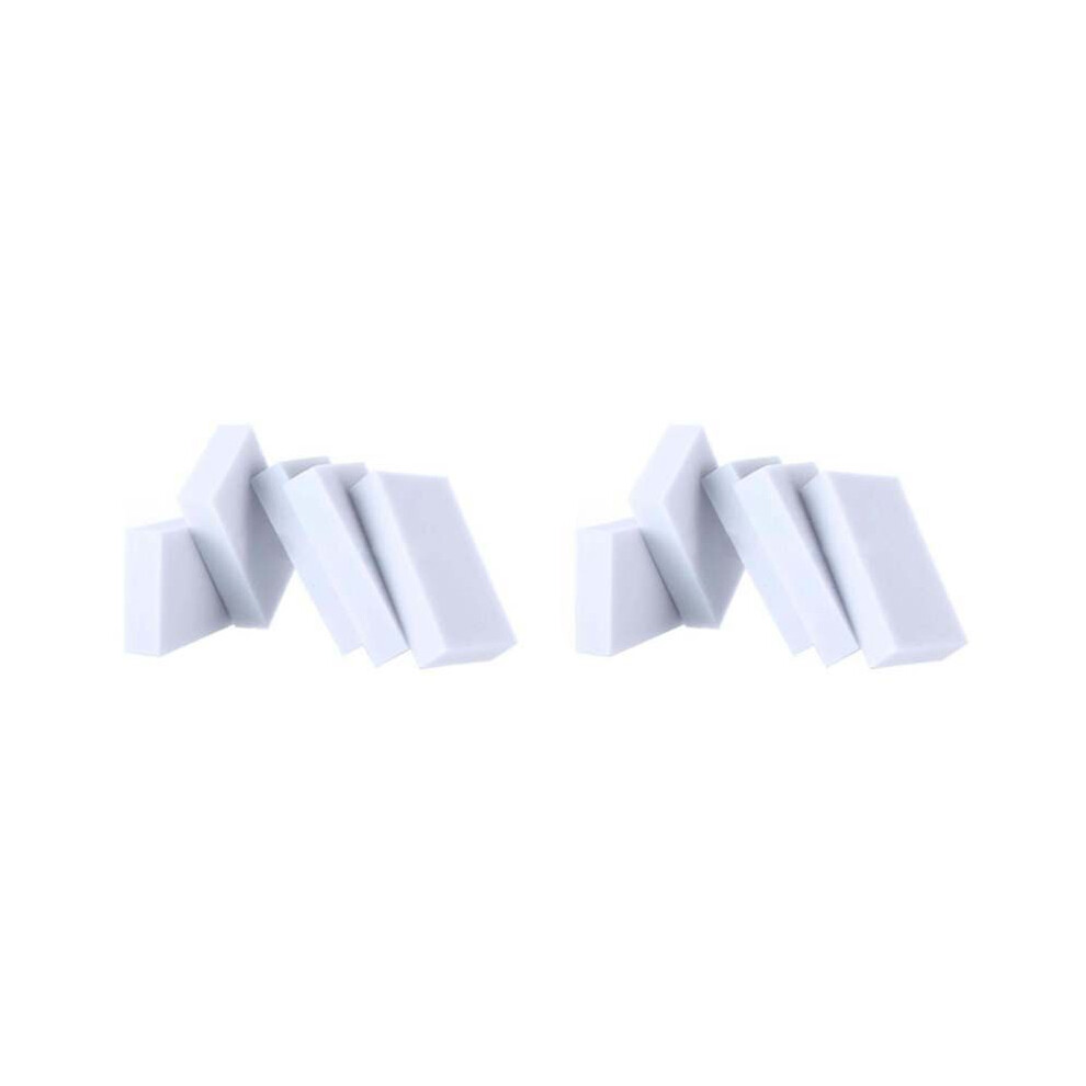 200Pcs Eraser Melamine Foam Cleaner Magic Sponge Multi-Functional Soft White 6033461001310
