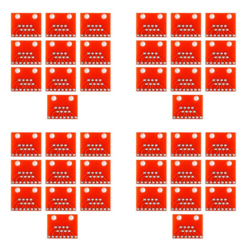 40PCS Portable Modular Connectors / Ethernet Connectors RJ45 Breakout Board Adapter Connector Module Board