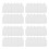 80Pièces Serviettes Jetables Portables Blancs Absorbants Couronne 9