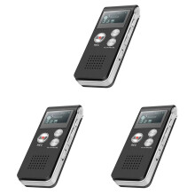 3X Paranormal Hunting Equipment Digital EVP Voice Activated Recorder USB US 8GB (Black)