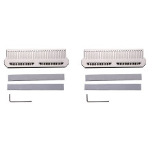 2X DDR4 DDR5 RAM Memory Cooling Vest Aluminum Radiator with 9W Silicone Grease Heat Conductor,Silver