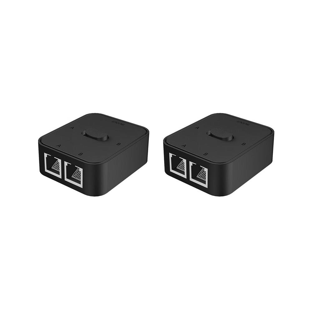 2X 2 Port Gigabit Network Rj45 Network Splitter Cable Extender 2 Way External Network Switcher Splitter 4711321923737