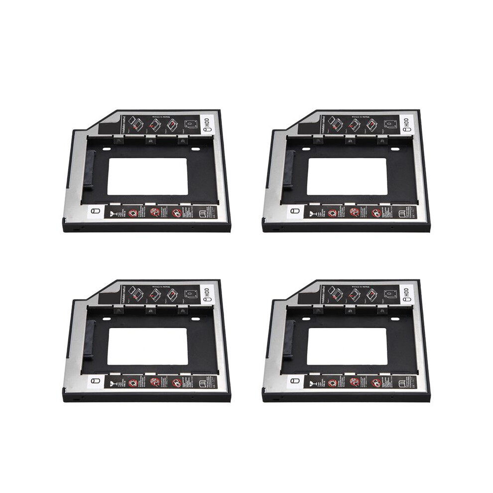 4X Universal 2Nd Hdd Ssd Hard Drive Caddy 9.5Mm For Cd/Dvd-Rom Optical Bay For Hdd Sataii Sdd Hard Disk Bracket 4711095923629