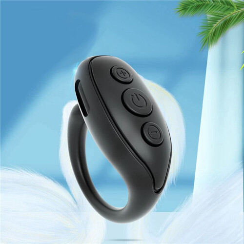 2X  Remote Control Page Turner, Cell Phone Camera Shutter Selfie Remote,  Ring Remote for 1