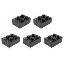 5X 0-9999 Ohm ResistêNcia Simples Caixa ResistêNcia de PrecisãO VariáVel Instrumento de Ensino