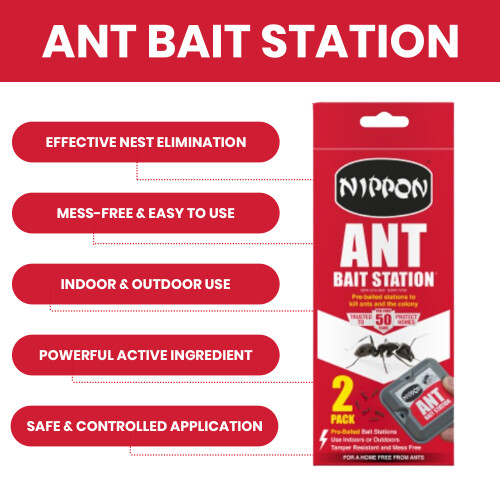 Nippon Ant Stop Killer Bait Stations Twin Pack 2