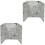 2Pièces Protection Cuisson En Aluminium Anti Éclaboussures Multi Usage 3